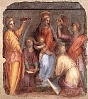 Jacopo Pontormo Famous Paintings - Sacra Conversazione
